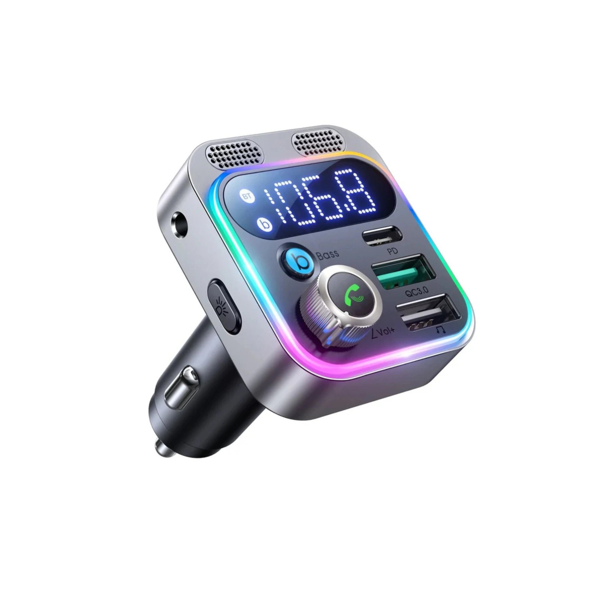 Transmetteur Bluetooth Premium – Centre Multimédia 48W avec Charge Rapide