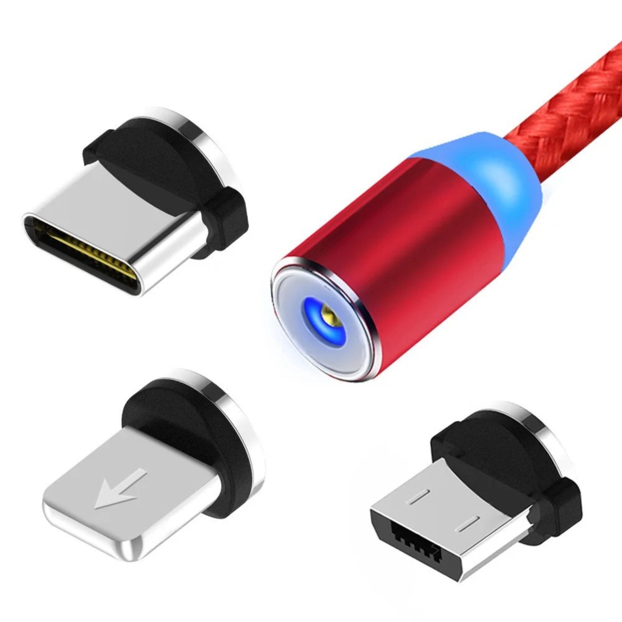 Câble de Recharge Magnétique 3-en-1 | Rotation 360°