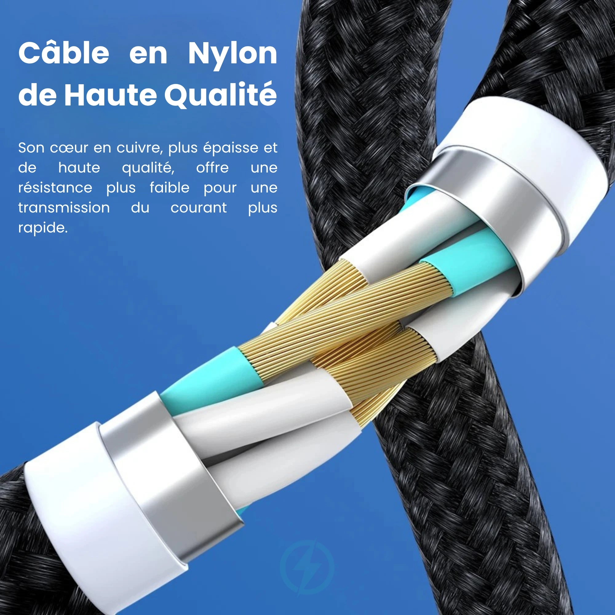 Câble de Recharge Magnétique 3-en-1 | Rotation 360°